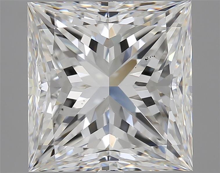 4.02ct G VS2 Rare Carat Ideal Cut Princess Diamond