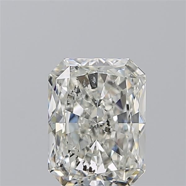 2.52ct I SI2 Rare Carat Ideal Cut Radiant Diamond