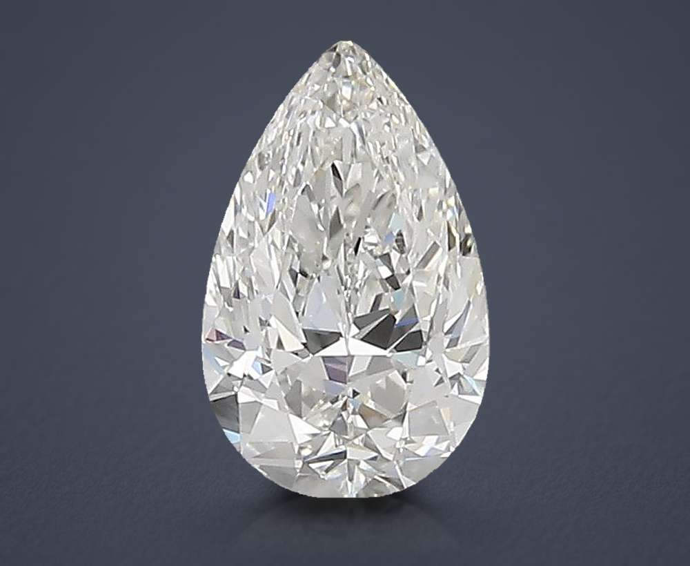 1.00 Carat Pear Natural Diamond