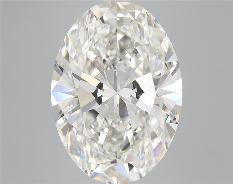 7.11ct H VS2 Rare Carat Ideal Cut Oval Lab Grown Diamond