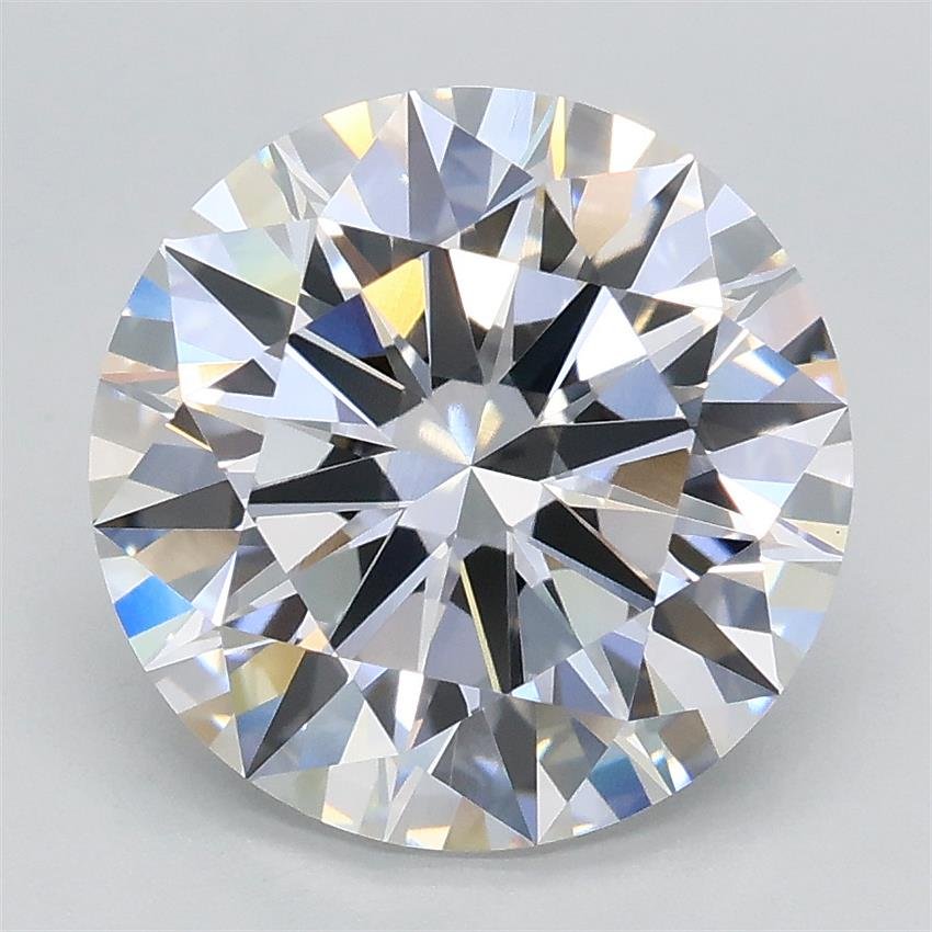3.09ct E VVS2 Rare Carat Ideal Cut Round Lab Grown Diamond