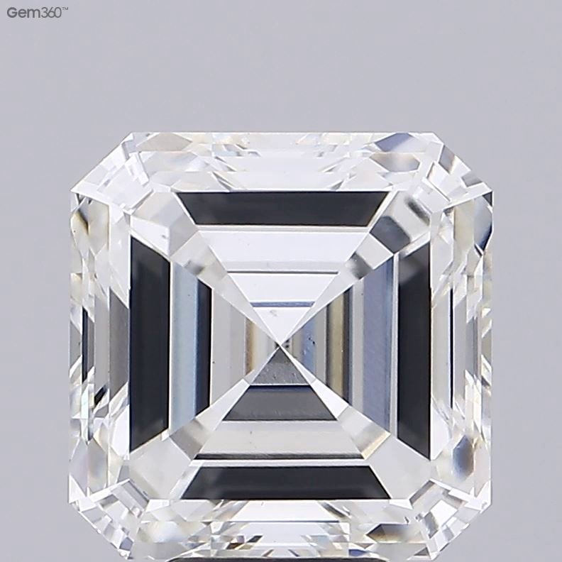 8.43ct G VS1 Very Good Cut Asscher Lab Grown Diamond