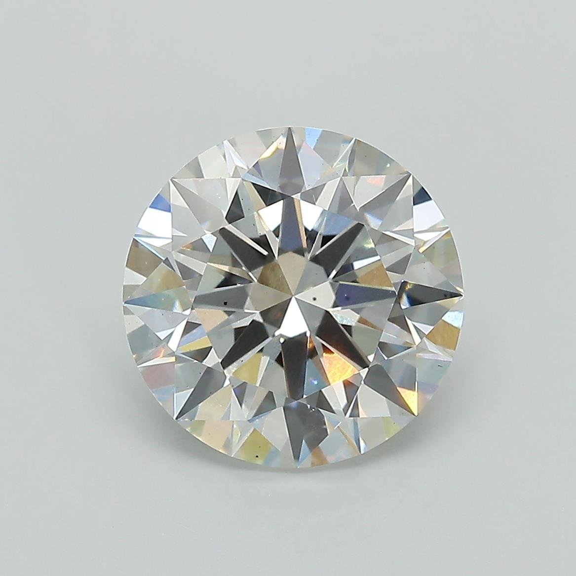 3.37ct G VS2 Rare Carat Ideal Cut Round Lab Grown Diamond