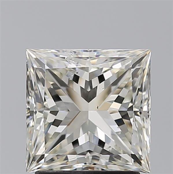 2.01ct K SI2 Rare Carat Ideal Cut Princess Diamond