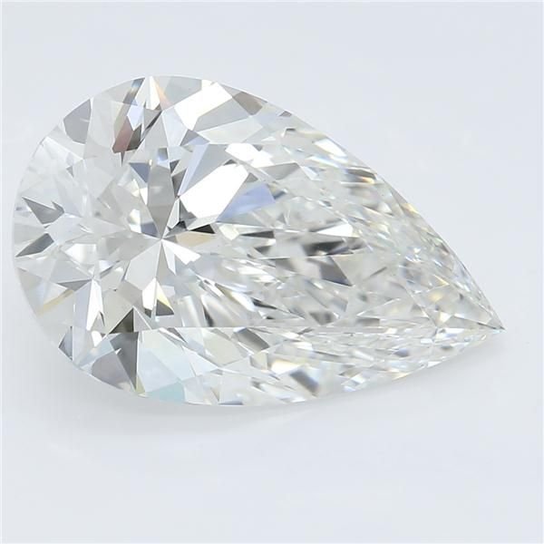 3.24ct G VS1 Rare Carat Ideal Cut Pear Lab Grown Diamond