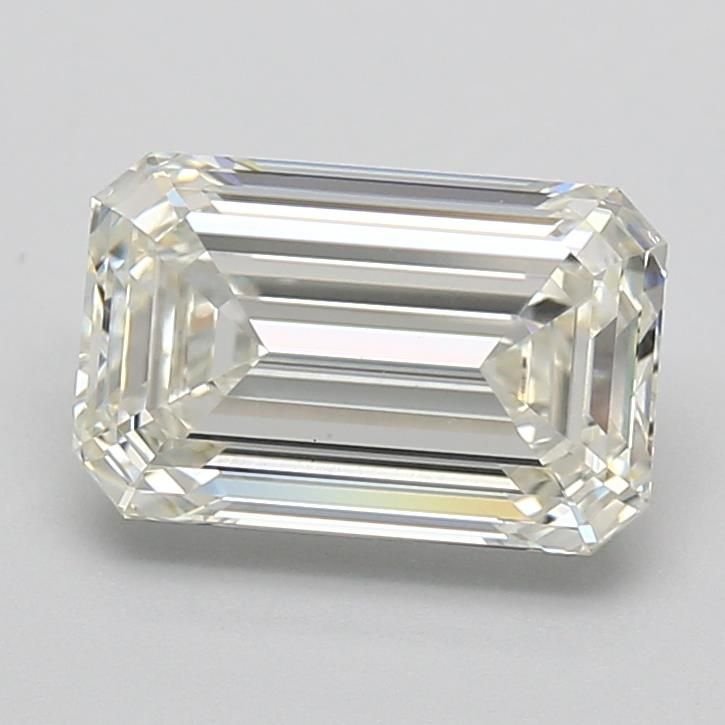 3.01ct G VS1 Rare Carat Ideal Cut Emerald Lab Grown Diamond
