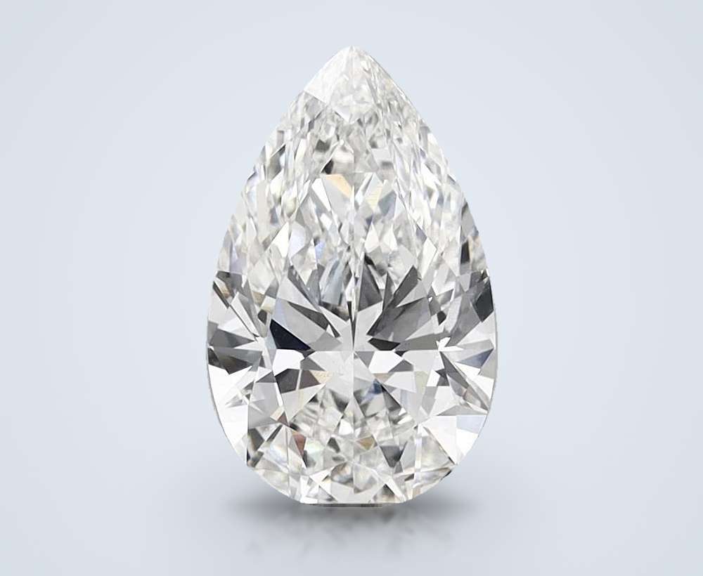 4.53 Carat Pear Lab Diamond