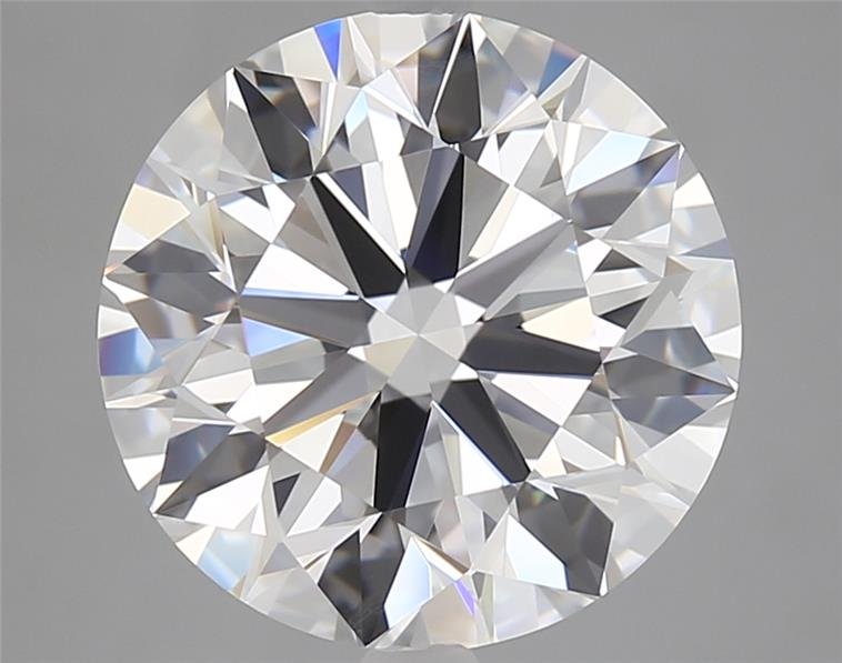 5.23ct F VVS1 Rare Carat Ideal Cut Round Diamond