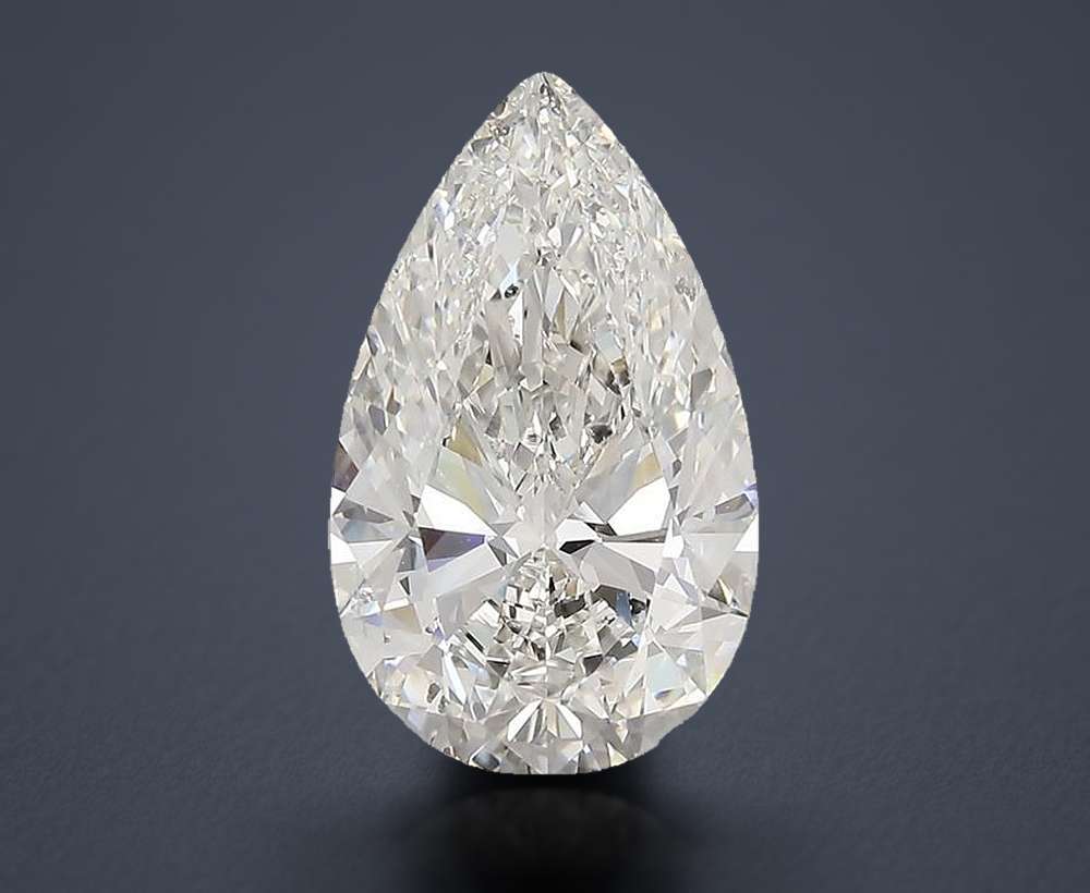 5.02 Carat Pear Natural Diamond