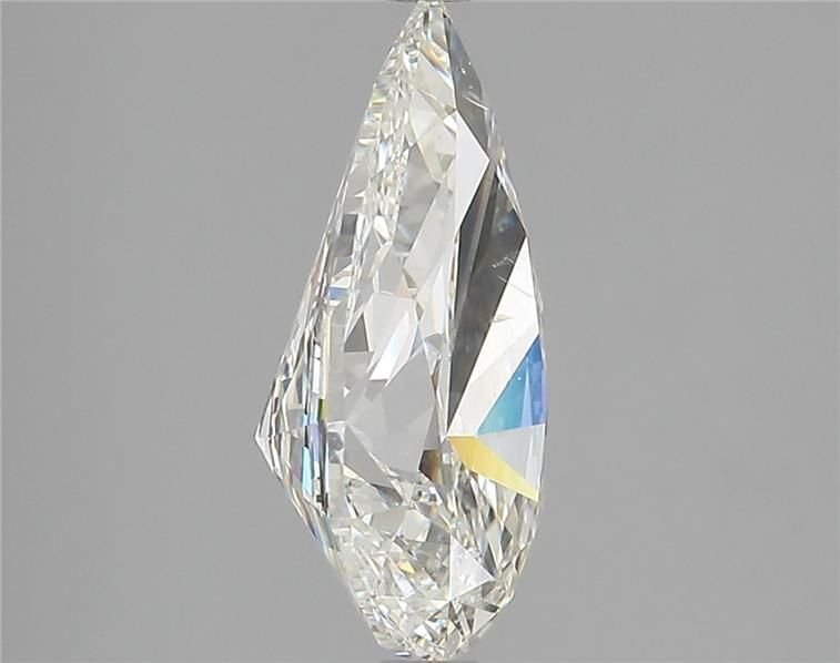 4.01ct K SI2 Rare Carat Ideal Cut Pear Diamond