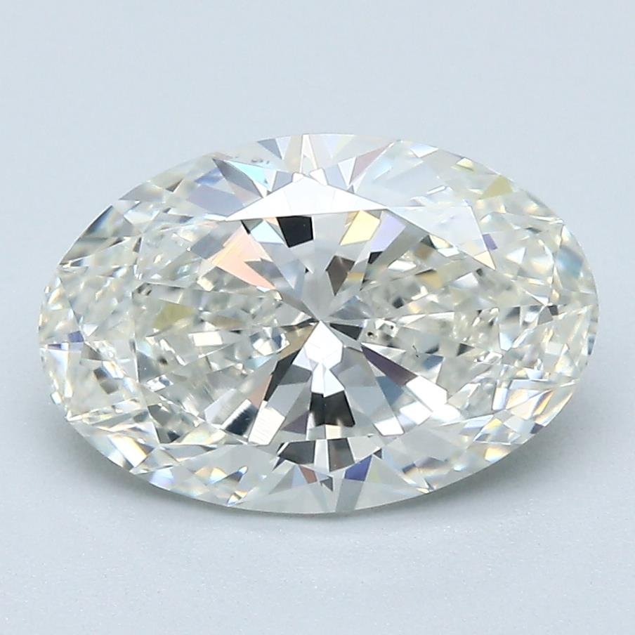 2.60ct I VS2 Rare Carat Ideal Cut Oval Diamond