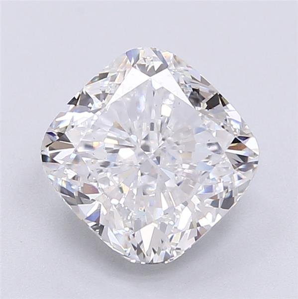 3.05ct E VS2 Rare Carat Ideal Cut Cushion Lab Grown Diamond