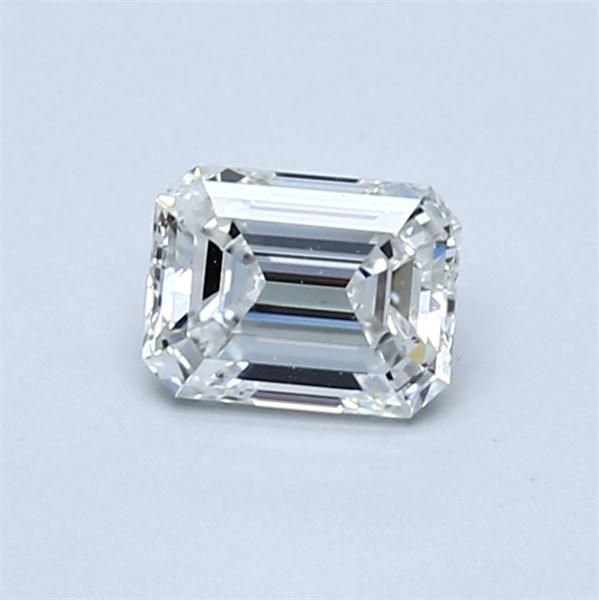 0.53ct F VS2 Rare Carat Ideal Cut Emerald Diamond