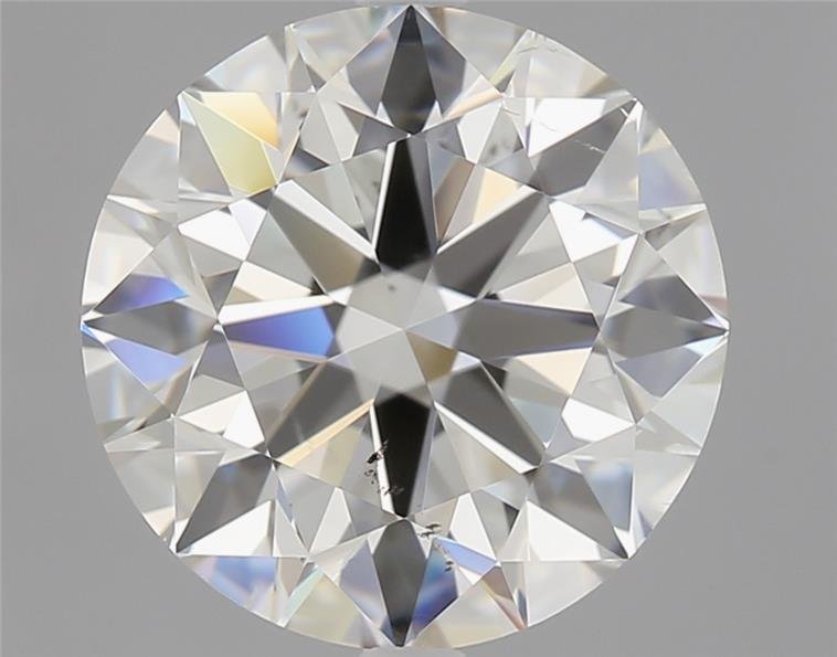 3.05ct J SI1 Rare Carat Ideal Cut Round Diamond