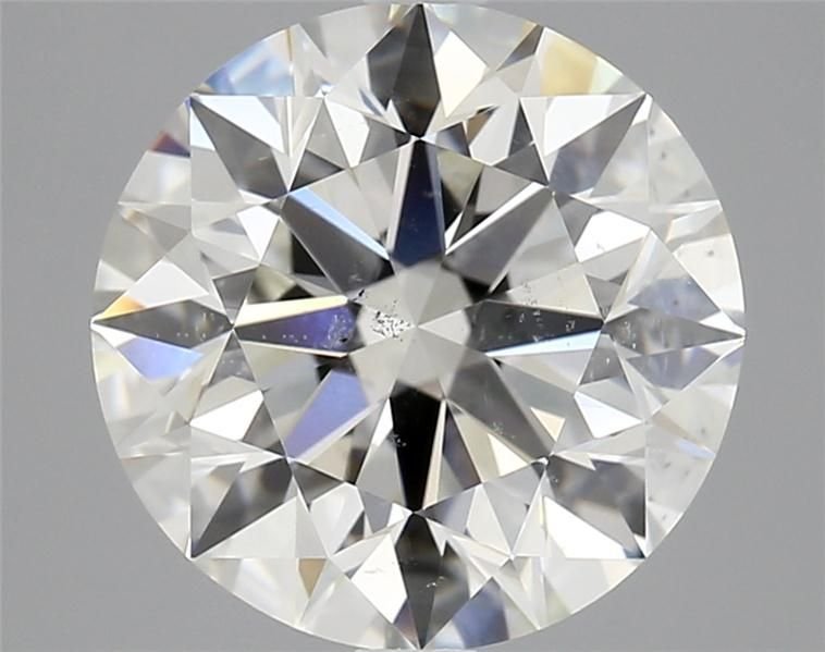 3.81ct I SI2 Excellent Cut Round Diamond