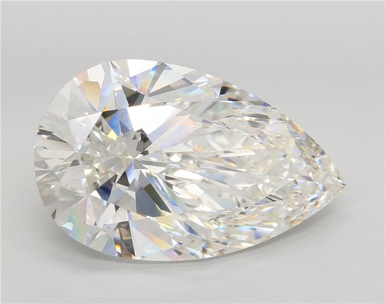 23.06ct G VS1 Rare Carat Ideal Cut Pear Lab Grown Diamond