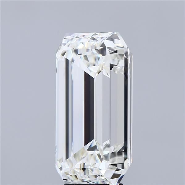 10.20ct J VVS2 Rare Carat Ideal Cut Emerald Diamond