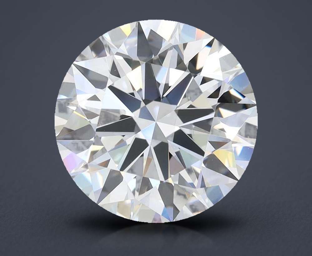 3.45 Carat Round Lab Diamond