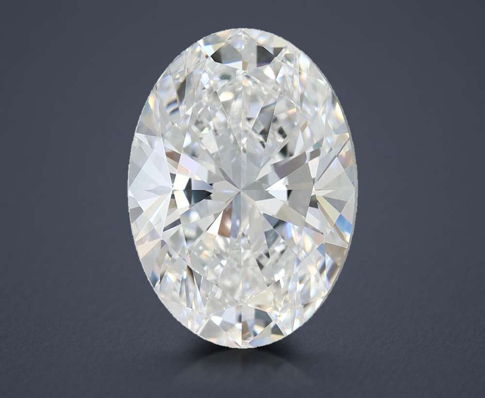 3.50 Carat Oval Lab Diamond