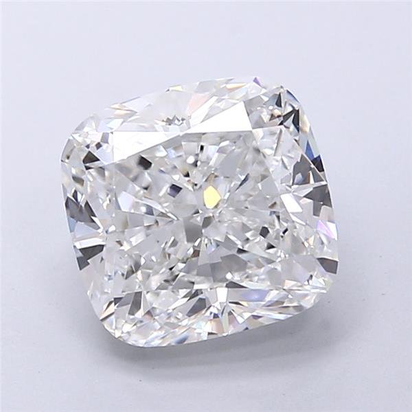 3.01ct E VVS2 Rare Carat Ideal Cut Cushion Lab Grown Diamond