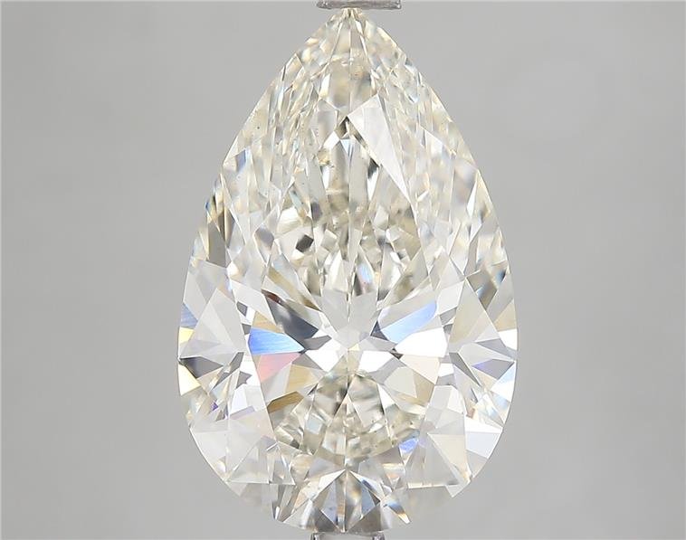 5.09ct I VS2 Rare Carat Ideal Cut Pear Lab Grown Diamond