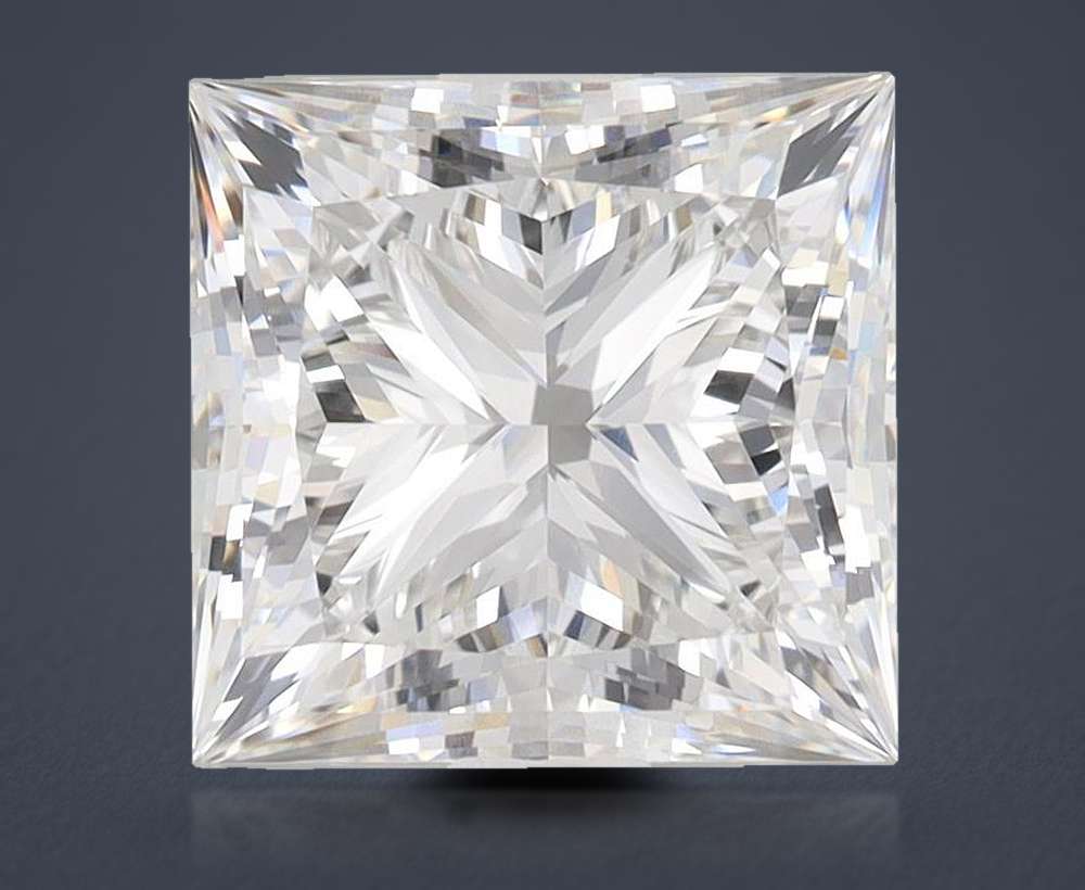 3.98 Carat Princess Lab Diamond