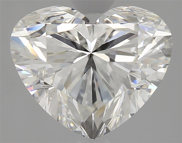 2.80ct H VS2 Rare Carat Ideal Cut Heart Diamond