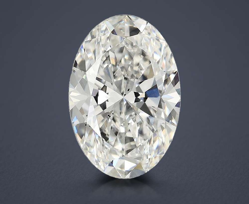 3.79 Carat Oval Lab Diamond