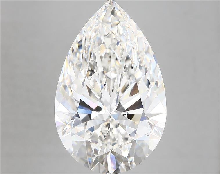 13.54ct F VS1 Rare Carat Ideal Cut Pear Lab Grown Diamond