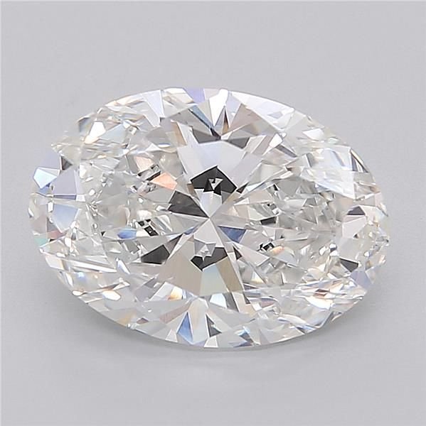 4.01ct F VVS2 Rare Carat Ideal Cut Oval Lab Grown Diamond