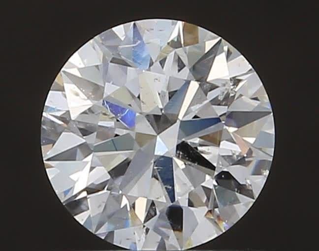 0.66ct D SI2 Rare Carat Ideal Cut Round Diamond