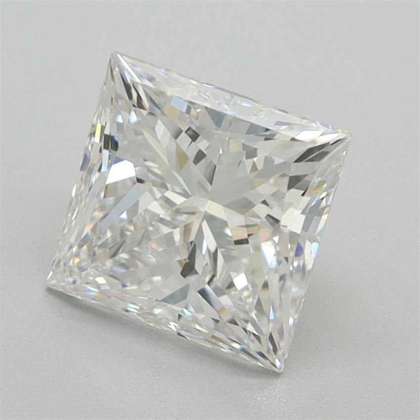2.13ct E VVS2 Rare Carat Ideal Cut Princess Lab Grown Diamond