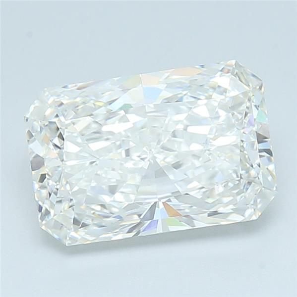 5.00ct F VS1 Rare Carat Ideal Cut Radiant Lab Grown Diamond