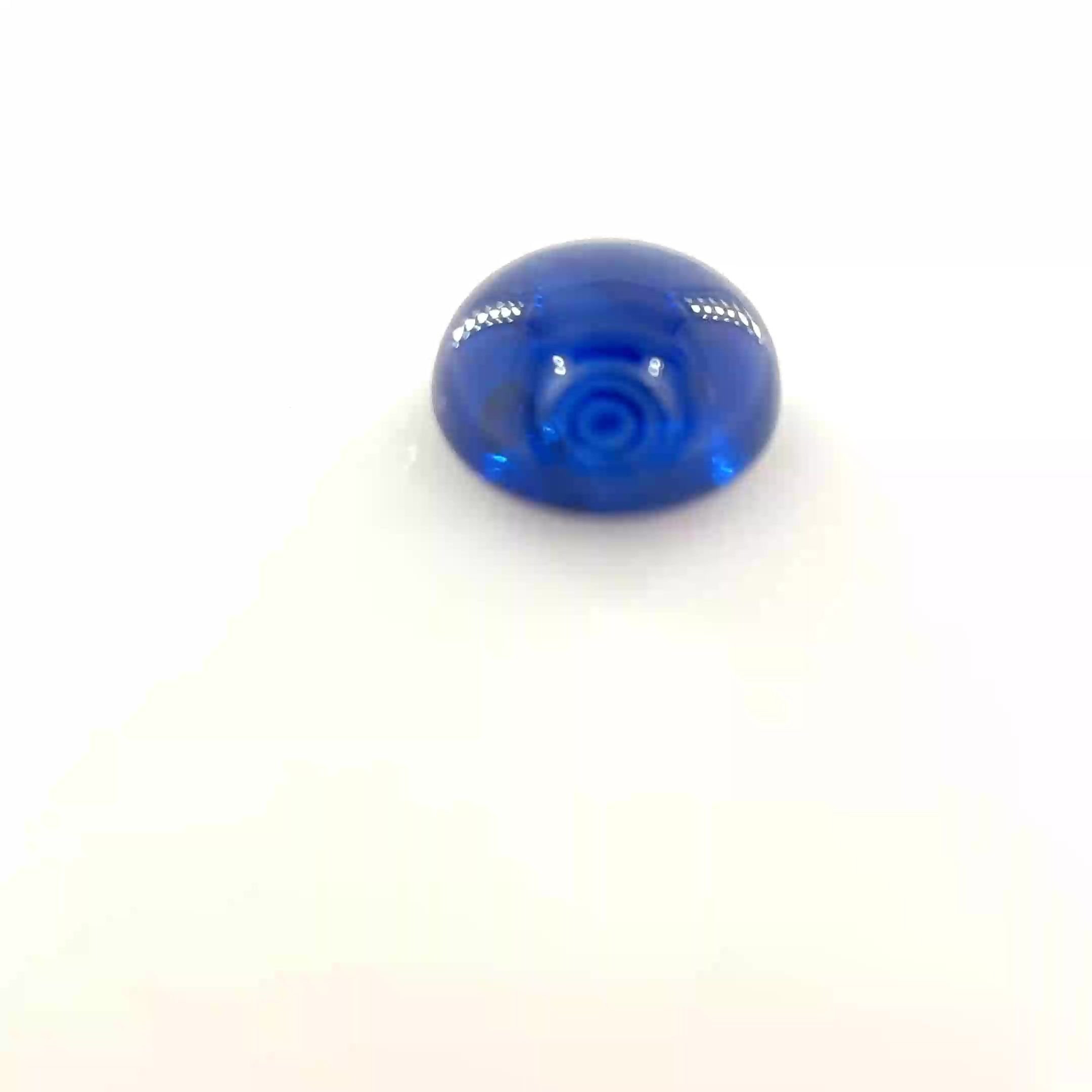 1.66 Carat Blue Round Sapphire