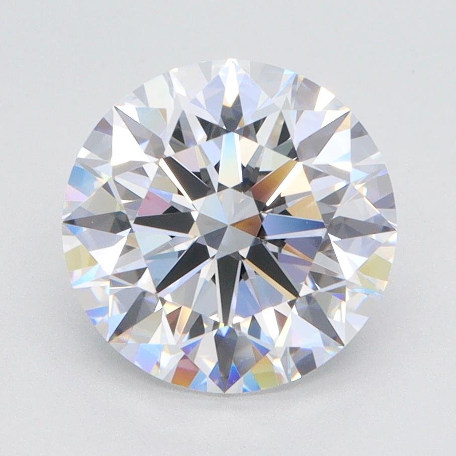 2.81ct D VVS1 Rare Carat Ideal Cut Round Lab Grown Diamond