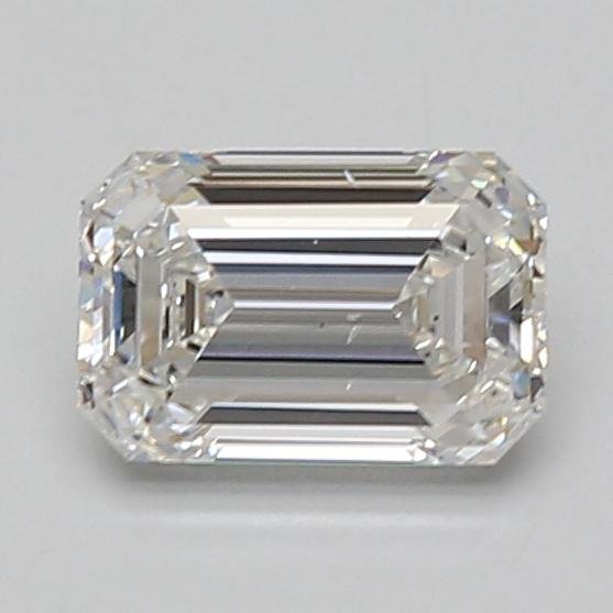 1.17ct E SI1 Rare Carat Ideal Cut Emerald Lab Grown Diamond