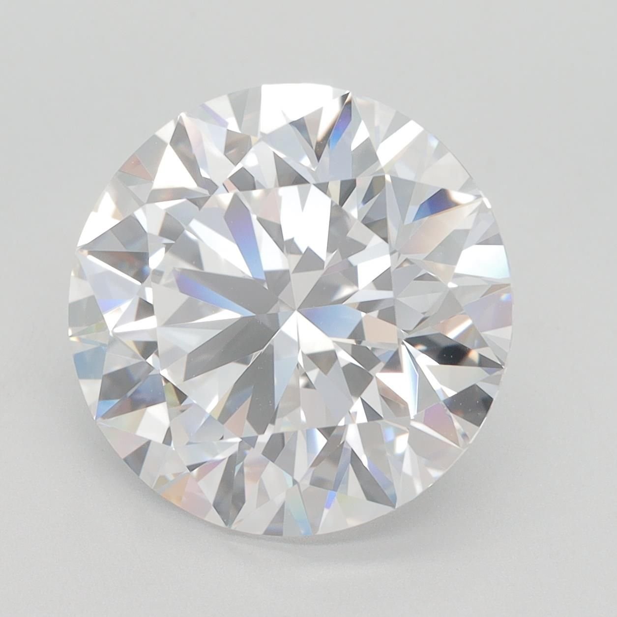 6.77ct E VVS1 Rare Carat Ideal Cut Round Lab Grown Diamond