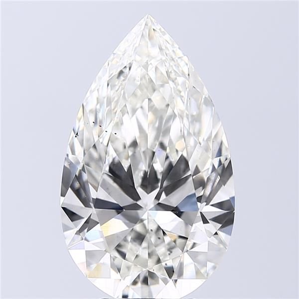 5.09ct H VS2 Rare Carat Ideal Cut Pear Lab Grown Diamond