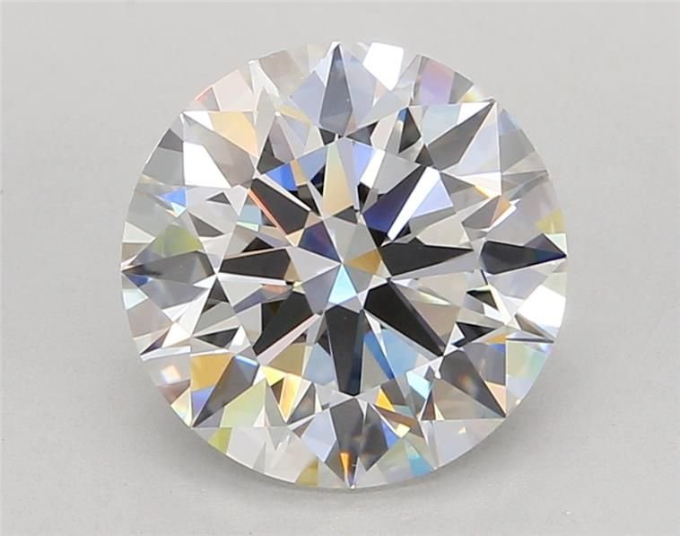 4.04ct F VVS2 Rare Carat Ideal Cut Round Lab Grown Diamond