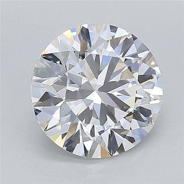 2.00ct D VS2 Rare Carat Ideal Cut Round Lab Grown Diamond