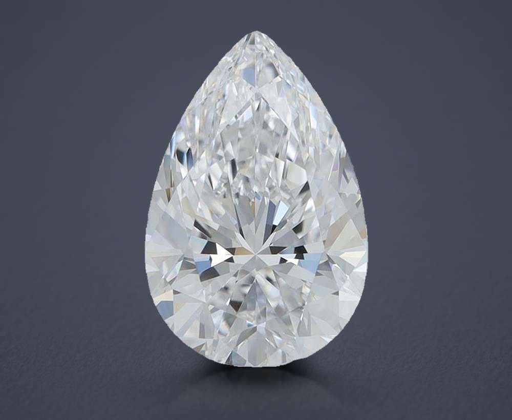 6.00 Carat Pear Lab Diamond