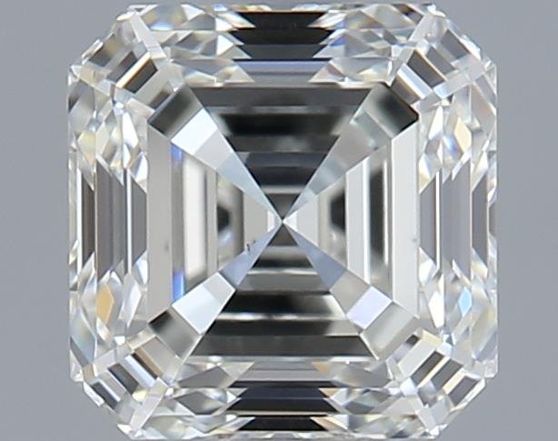 1.21ct J VS2 Rare Carat Ideal Cut Asscher Diamond