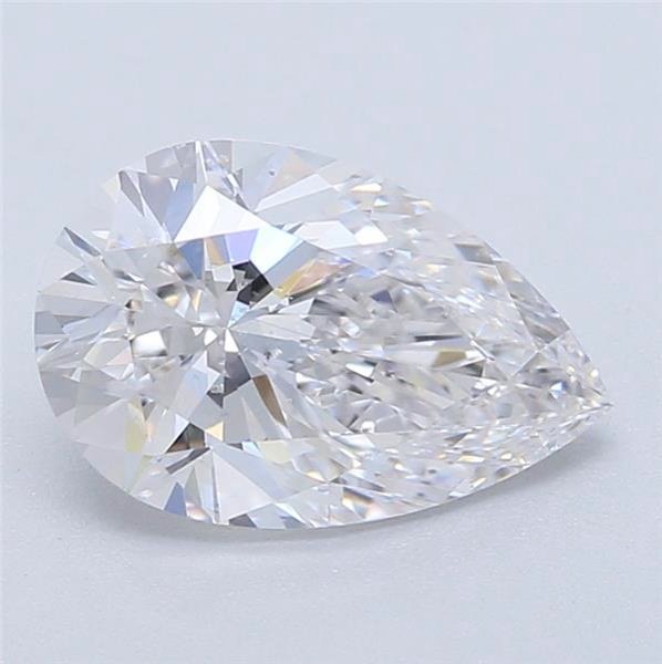 0.92ct F VS2 Rare Carat Ideal Cut Pear Lab Grown Diamond