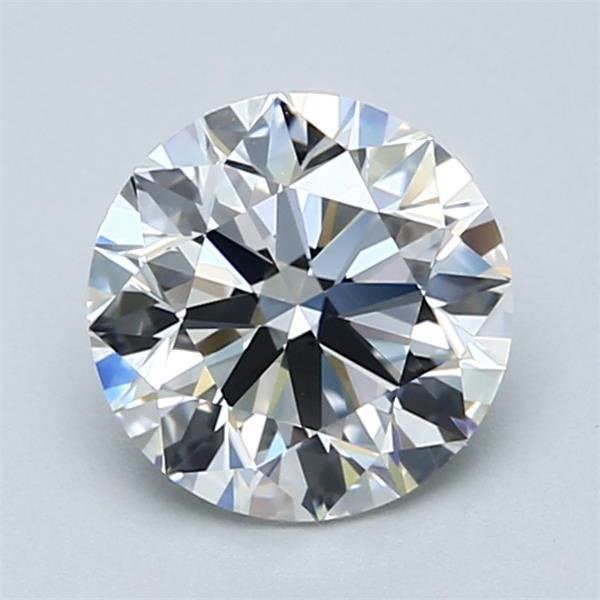 1.63ct F VVS1 Rare Carat Ideal Cut Round Diamond