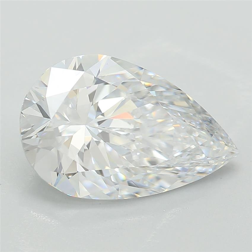 1.58ct D VS1 Rare Carat Ideal Cut Pear Lab Grown Diamond