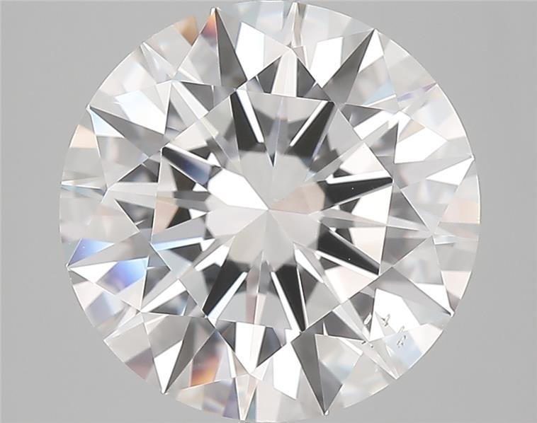 5.31ct E SI1 Rare Carat Ideal Cut Round Diamond