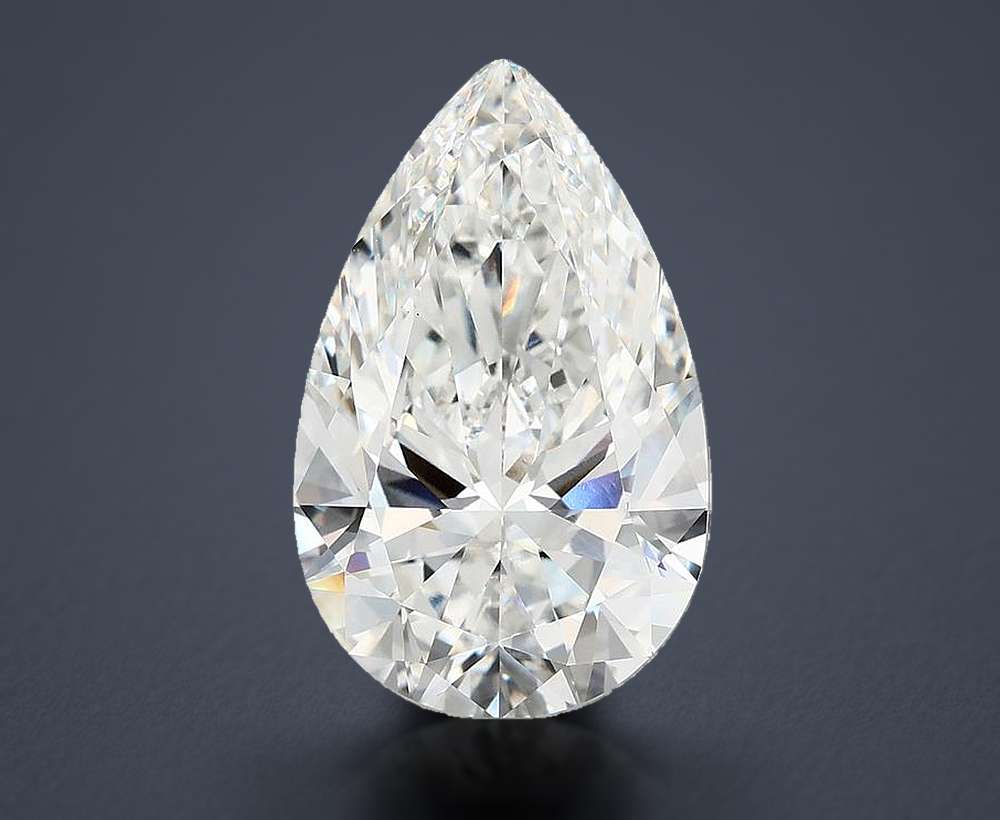 7.44 Carat Pear Lab Diamond