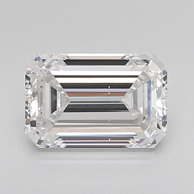 2.00ct E VS2 Excellent Cut Emerald Lab Grown Diamond