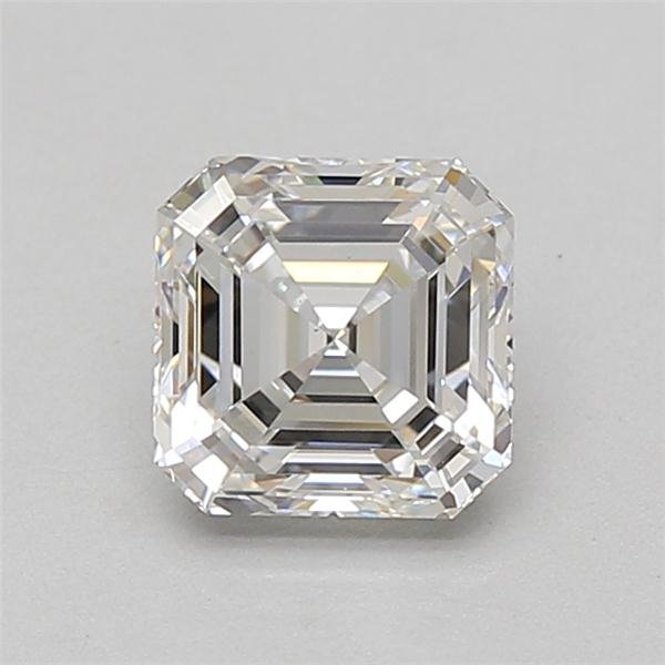 1.45ct F VS1 Rare Carat Ideal Cut Asscher Lab Grown Diamond