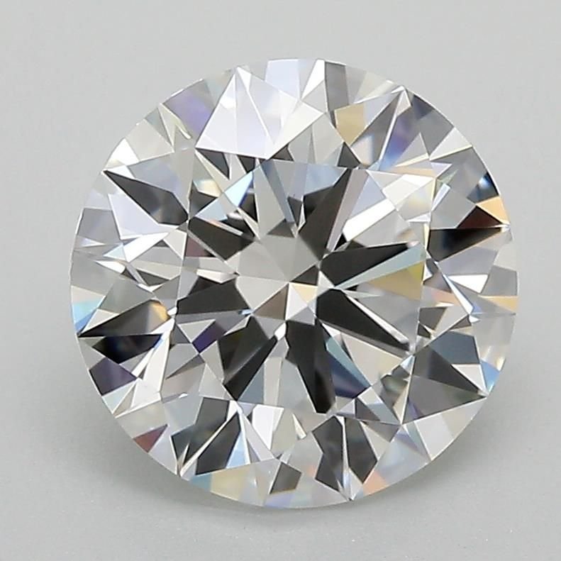 2.57ct E VVS2 Rare Carat Ideal Cut Round Lab Grown Diamond